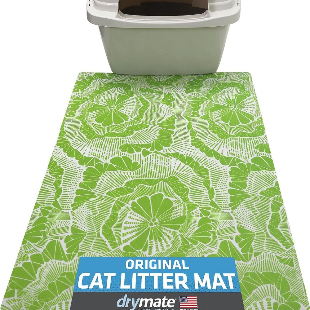 Cat Litter Mat, Contains Mess from Box for Cleaner Floors